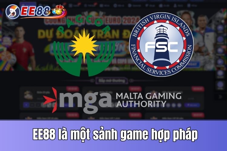 EE88 giới thiệu là một sảnh game hợp pháp, uy tín